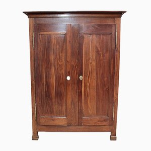 Antique Directoire Style Chestnut Wardrobe