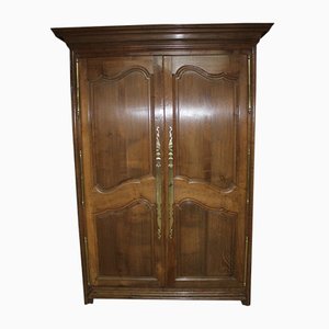 Antique Louis XIX Oak Armoire