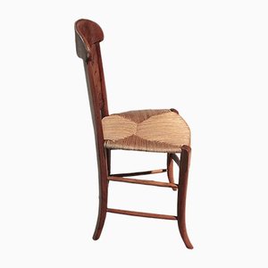 Antique Walnut Dining Chairs, Set of 6