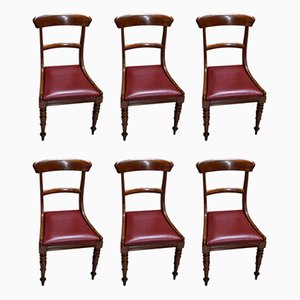 Antique Victorian Dining Chairs, Set of 6