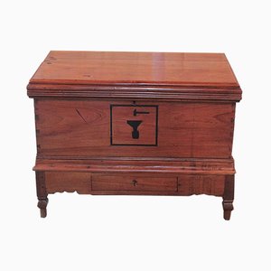 Antique Ghanaian Mahogany Chest