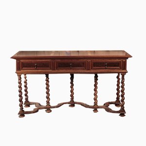 Table Console Ancienne en Noyer, Angleterre