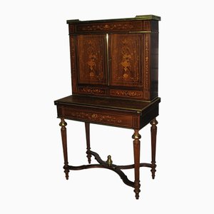 Bureau Style Louis XVI Antique en Placage de Palissandre