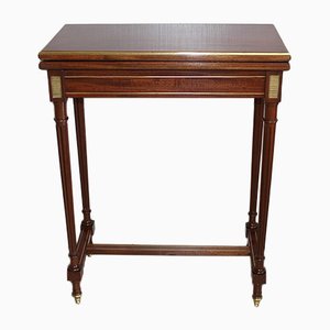 Small Antique Louis XVI Style Mahogany Game Table