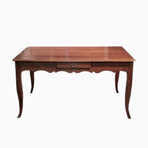 Table de Salle à Manger Antique en Merisier et Merisier