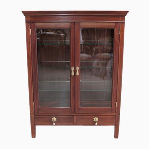 Louis XVI Style Mahogany and Glass Cupboard