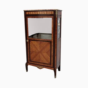 Vintage Vitrine aus Palisander mit Marketerie