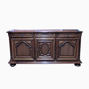 Credenza in stile Luigi XIV in noce, XIX secolo