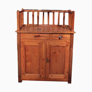 19th Century Fir and Oak Baby Changing Table