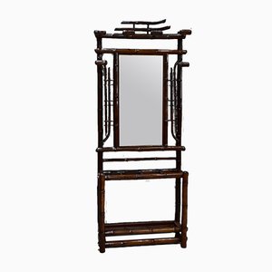 Vintage Bamboo Cloakroom Rack