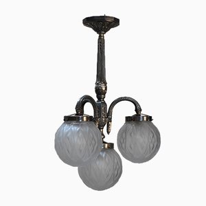 Kleiner Vintage Art Deco Kronleuchter