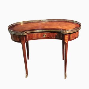 Antique Rosewood and Mahogany Kidney Bean Coffee Table