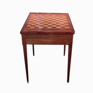 Antique Mahogany Veneer Game Table