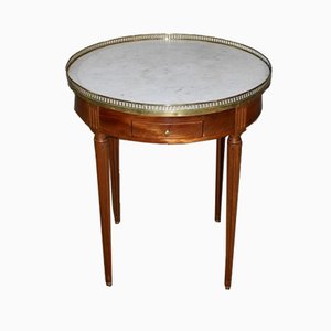 Vintage Louis XVI Style Mahogany Bouillotte Table