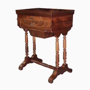 Table Basse Louis Philippe Antique en Acajou