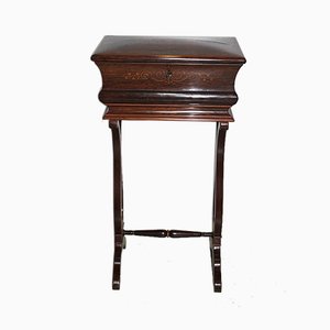 Antique Amaranth Veneer Side Table