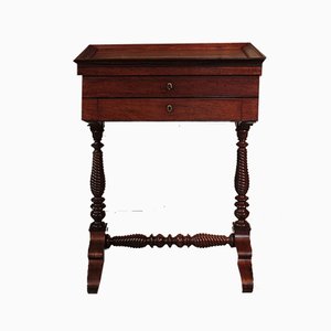 Antique Louis Philippe Style Rosewood Writing Table