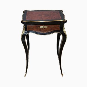 19th Century Louis XV Style Ebonized Wood Table