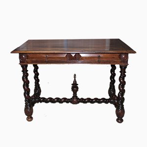 19th Century Louis XIII Style Walnut Writing Table