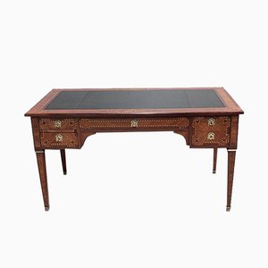 Antique Louis XVI Style Amaranth and Rosewood Desk