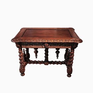 19th Century Louis XIII Style Walnut Desk