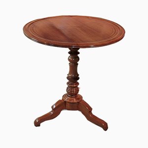 Mesa auxiliar Louis Philippe Blond antigua de madera de cerezo