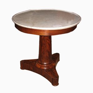 Table d'Appoint Ancienne en Acajou