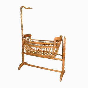 Antique Ash Baby Crib