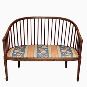 Art Deco Beech Bench