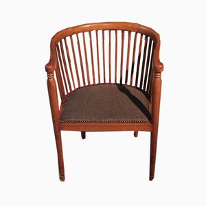 Fauteuil Art Déco Vintage en Hêtre