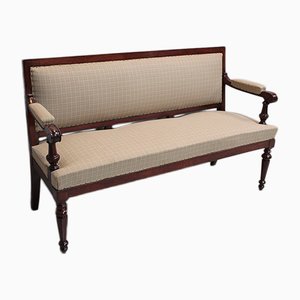 Antique Mahogany Bench