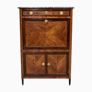 Antique Rosewood Marquetry Secretaire