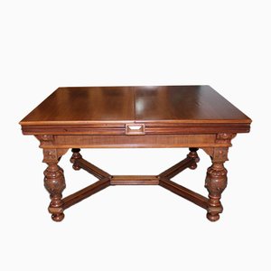 Vintage Mahogany Extendable Dining Table