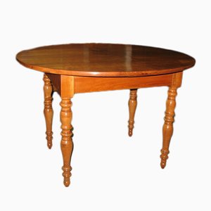 Kleiner antiker Louis Philippe Tisch aus Kirschholz