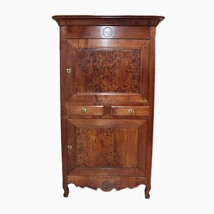 Antiker Louis XV Schrank aus Birke & Eschenholz