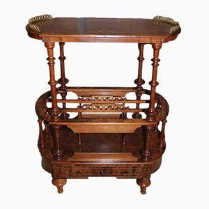 Antique English Georgian Walnut Side Table