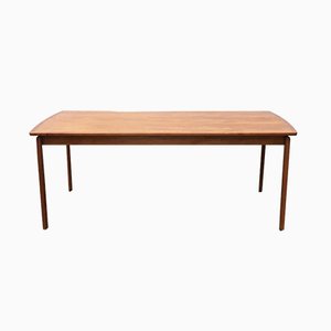 Mesa de centro danesa Mid-Century de teca de Ole Wanscher para Poul Jeppesens Møbelfabrik