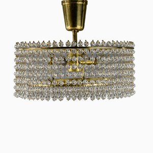 Austrian Crystal Glass Chandelier by J. & L. Lobmeyr for Lobmeyr, 1960s