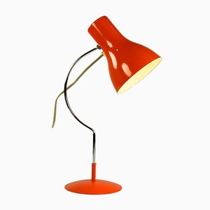 Orangefarbene Mid-Century Modell 0521 Tischlampe von Josef Hurka für Napako