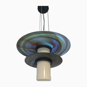 Lampada da soffitto grande in vetro di Murano di Missoni per Arte Vetro Murano, anni '80