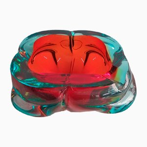 Vintage Murano Glass Ashtray, 1960s