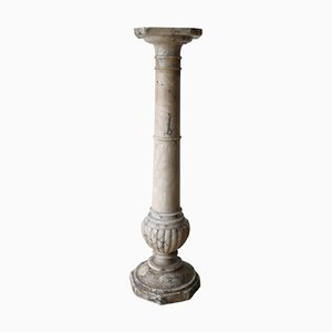 Antique Italian Marble Column, 1850s
