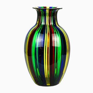 Multicolour Blown Murano Glass Vase by Urban for Made Murano Glass, 2019