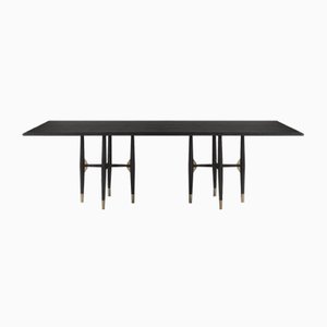 Grained Ash Wood Dining Table by Ben Wu for CA Spanish Handicraft