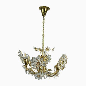 Gilded Chandelier from Palwa, 1960s