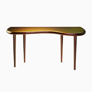 Table Console Andrienne Laquée Caméléon par Philippe Cramer