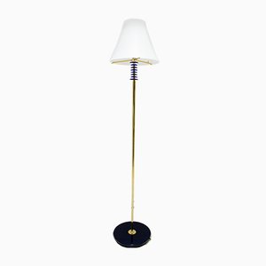 Brass & Murano Glass Auras Floor Lamp from Auras, 1989