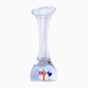 Jarrón Bone Series de vidrio de Per Lütken para Holmegaard, años 80