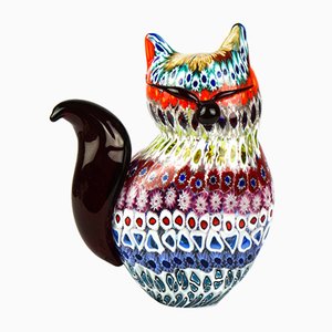 Escultura de gato Murrina Millefiori de Made Murano Glass, 2019