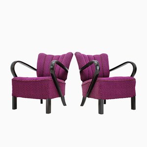 Poltrone di Jindřich Halabala, anni '40, set di 2